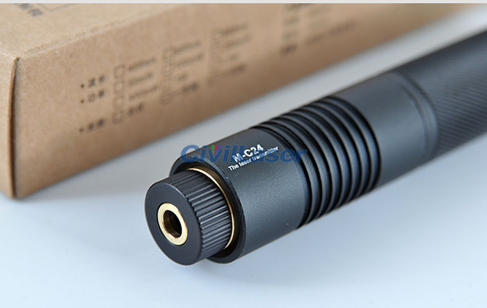 Mobile Operation Without External Power Supply 450nm 1W 1.6W Foucs Adjustable Blue Laser Module Dot